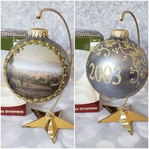 Vintage Krebs MASTERS On Silk 2000-3 The Lackawanna Valley Inness Ornament 2003
